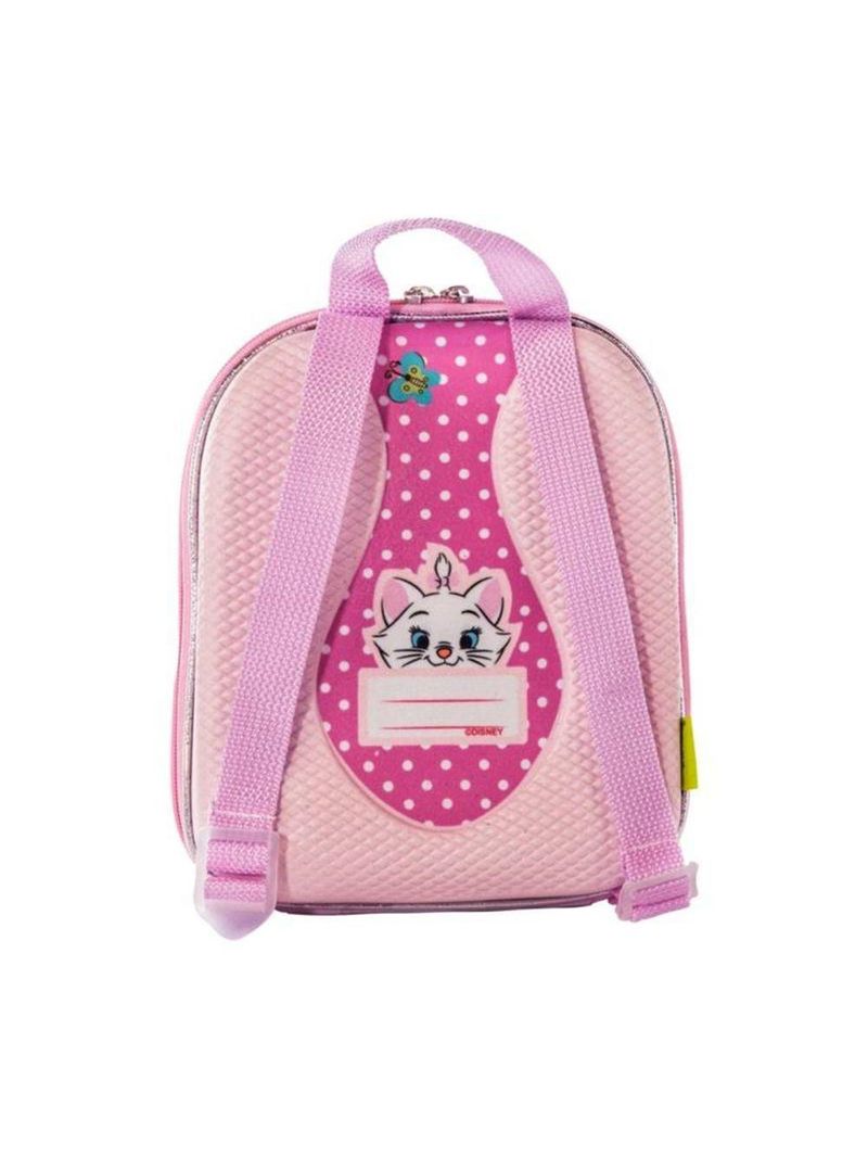 Mochila Escolar Infantil De Costas Gatinha Marie Rosa
