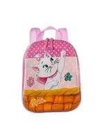 Mochila Escolar Infantil De Costas Gatinha Marie Rosa