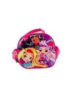 Kit Mochila Infantil Com Rodinhas Princesas Bolsa Escolar Estojo Lancheira Térmica Rosa Impermeavel
