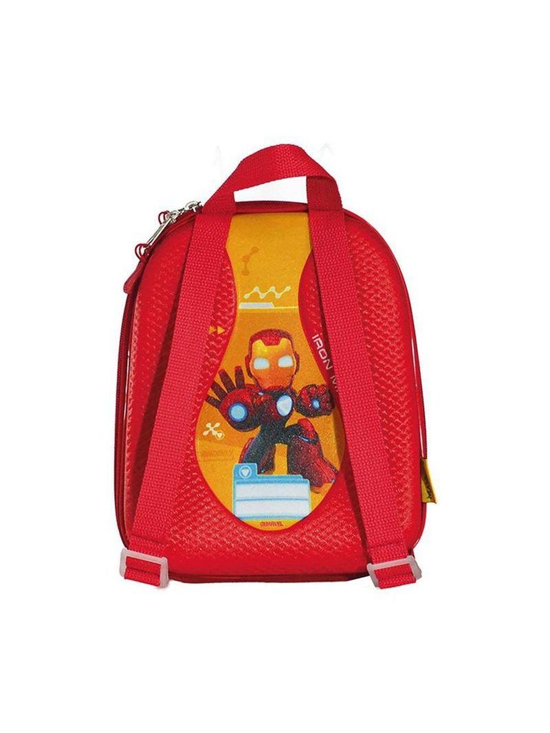 Mochila Escolar Infantil De Costas Homem De Ferro Vermelho