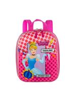 Mochila Escolar Infantil De Costas Princesa Cinderela Rosa