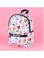 Mochila De Costa Branca Escolar Personagens Bt21 K Pop