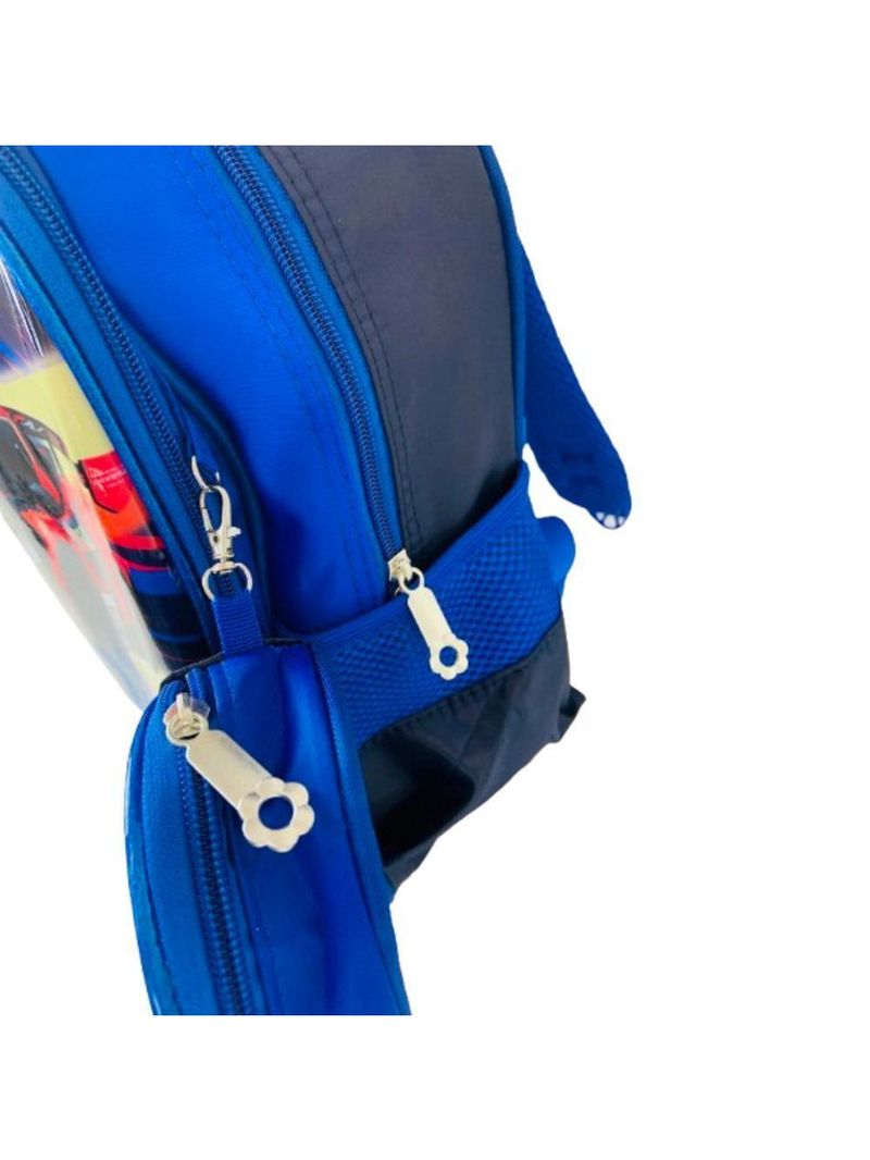 Kit Mochila Infantil Com Rodinhas Carros Escolar Estojo Lancheira Térmica Bolsa Carrinho Impermeavel