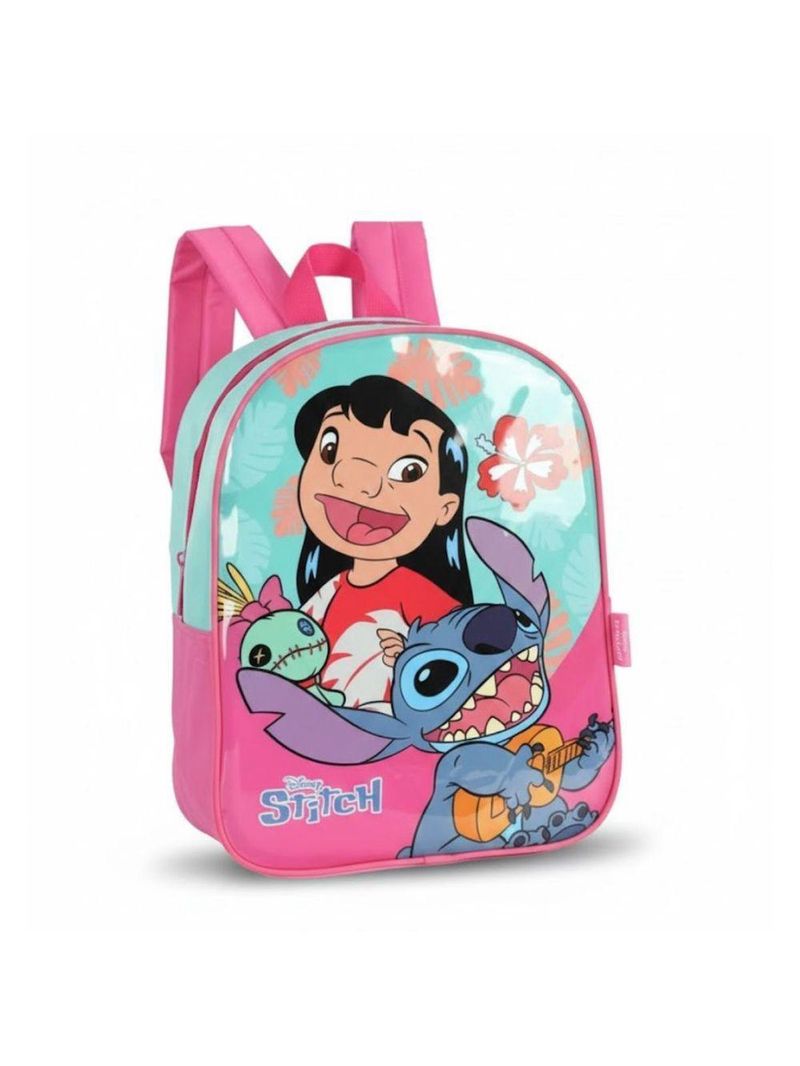 Mochila Costas Stitch Pequena Creche Baby Aloha Escolar Luxcel