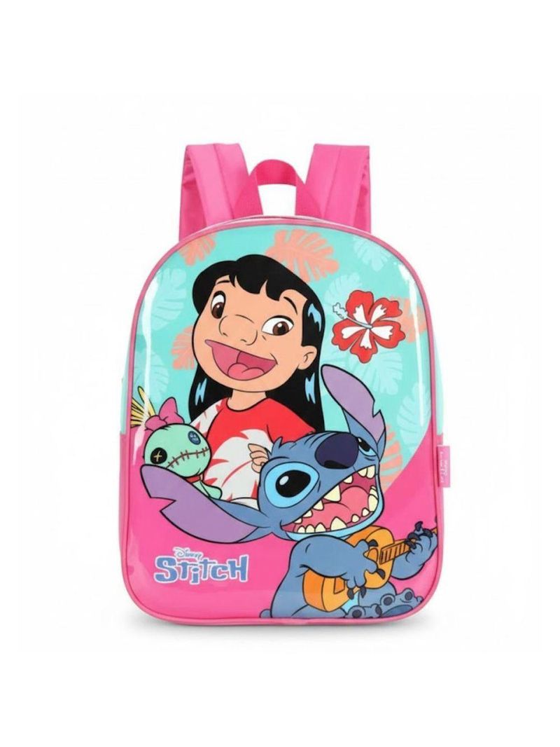 Mochila Costas Stitch Pequena Creche Baby Aloha Escolar Luxcel