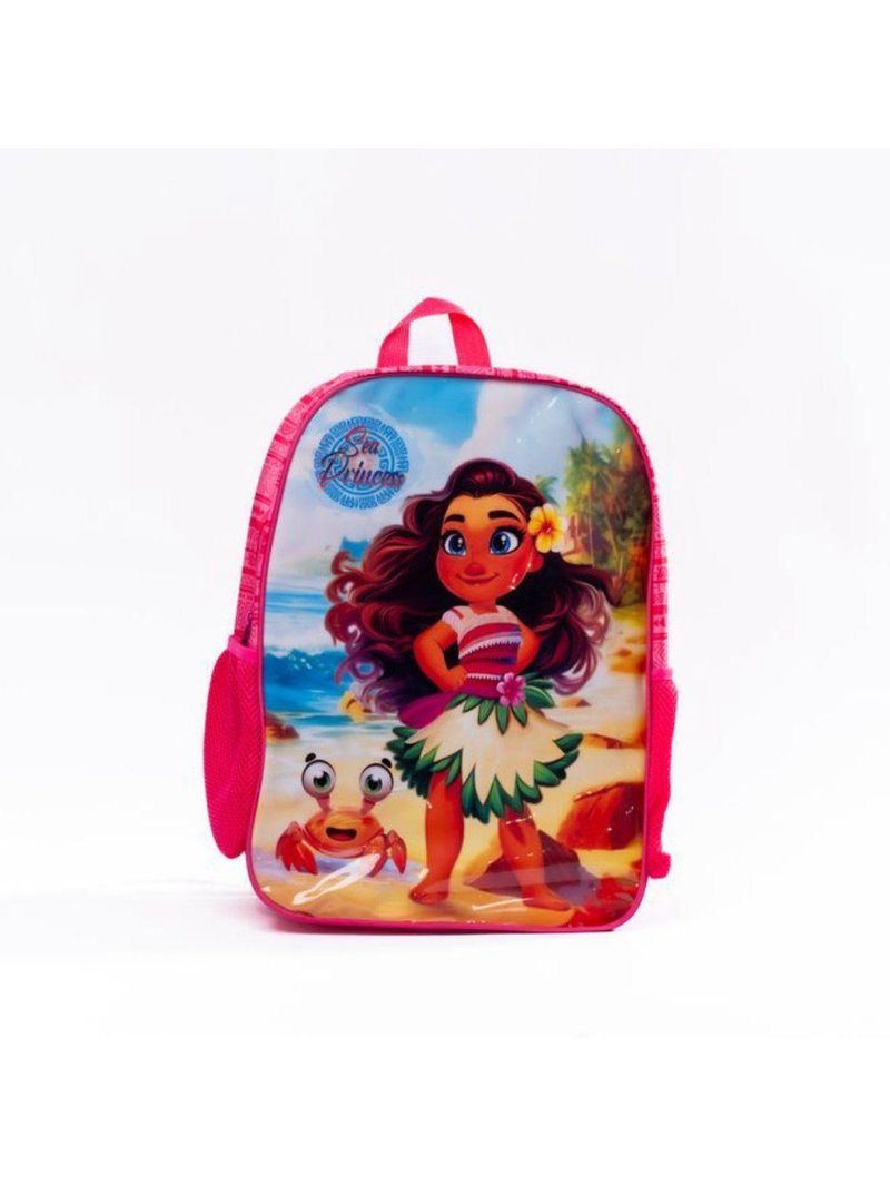 Mochila Infantil De Costa Princesa Do Mar