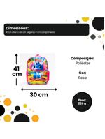 Mochila Infantil De Costa Blue Friend