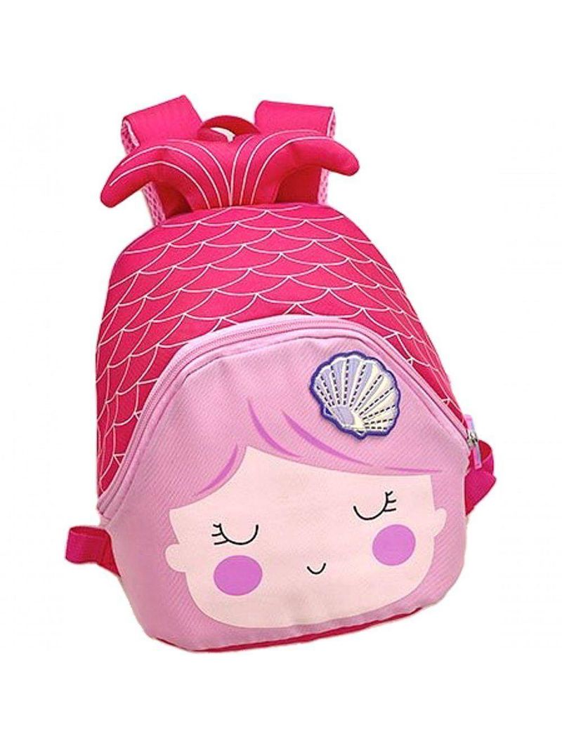 Mini Mochila Infantil Escola Passeio Viagem Design Encantador Alças Sereia Alças Acolchoadas