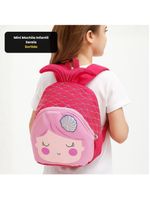 Mini Mochila Infantil Escola Passeio Viagem Design Encantador Alças Sereia Alças Acolchoadas