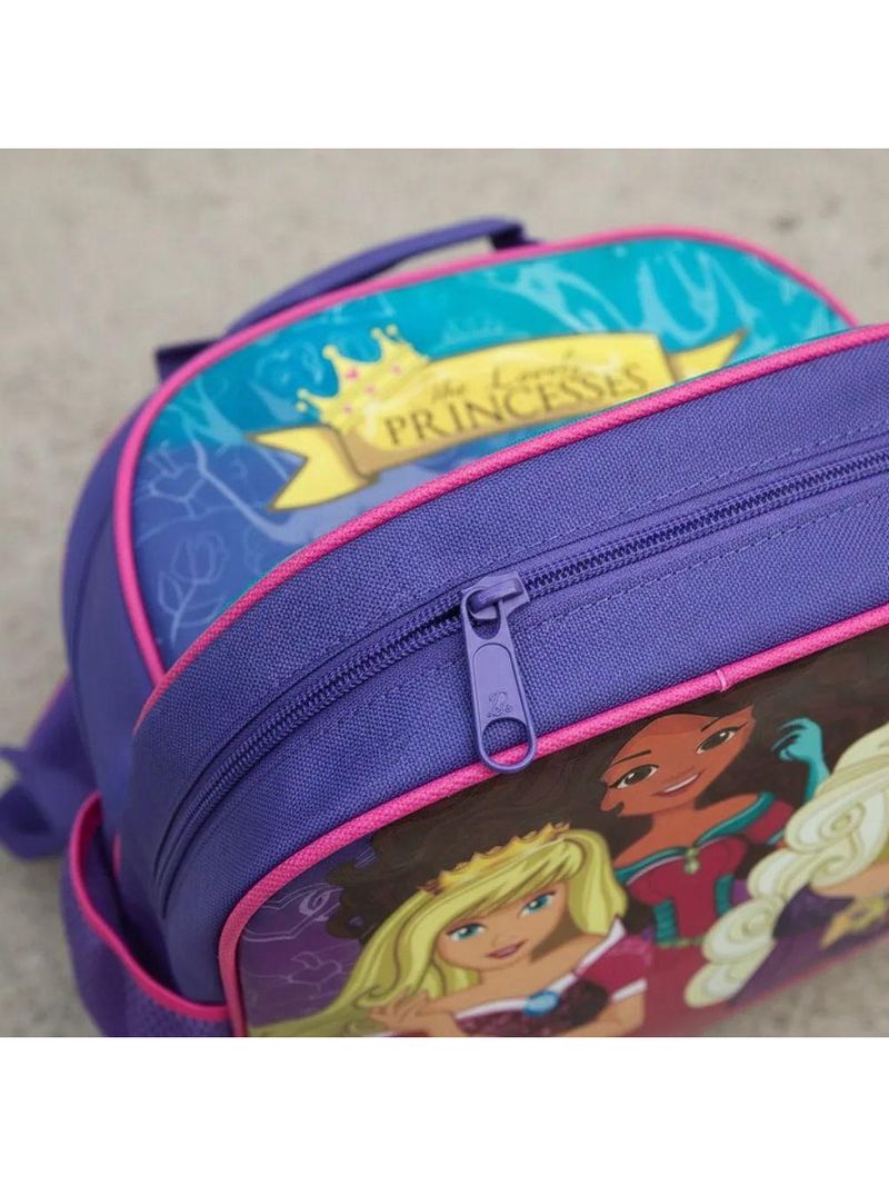 Kit Completo Escolar Princesas Mochila De Rodinhas Lancheira Térmica Estojo