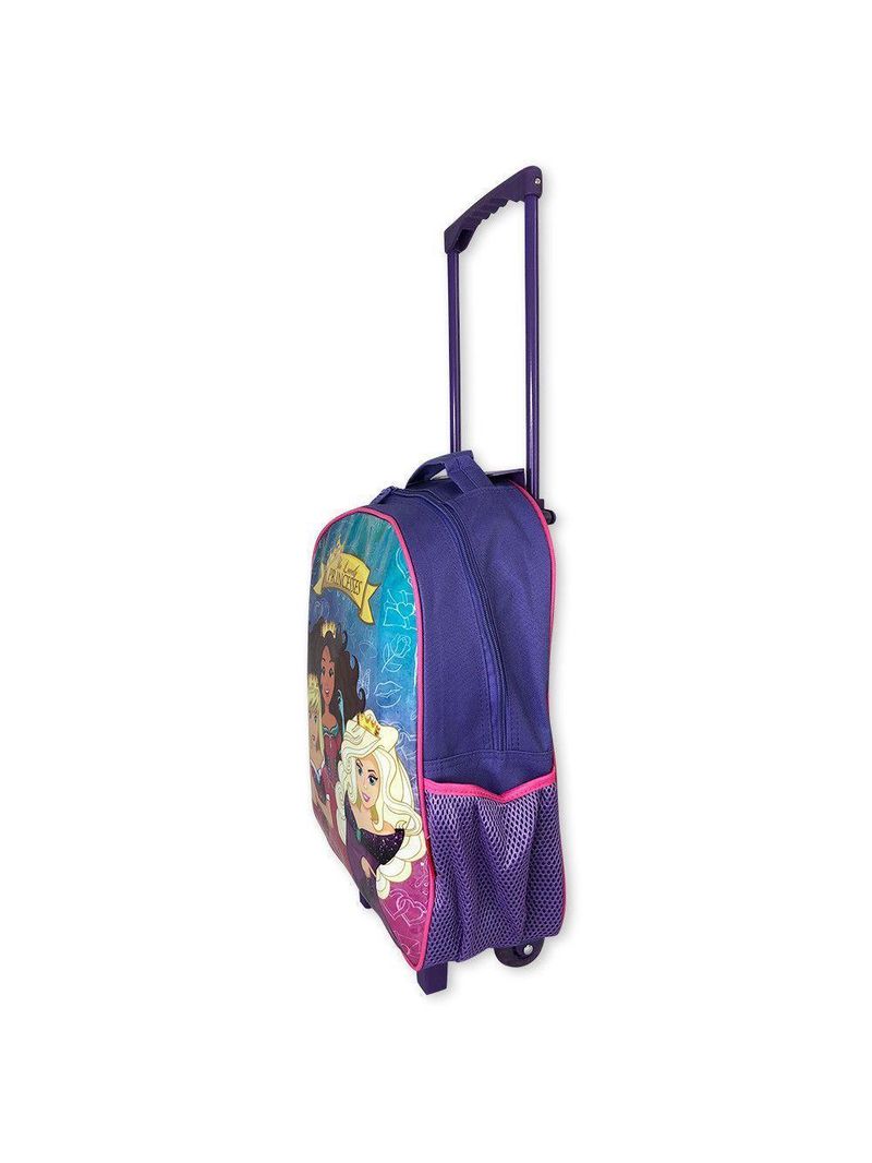 Kit Completo Escolar Princesas Mochila De Rodinhas Lancheira Térmica Estojo
