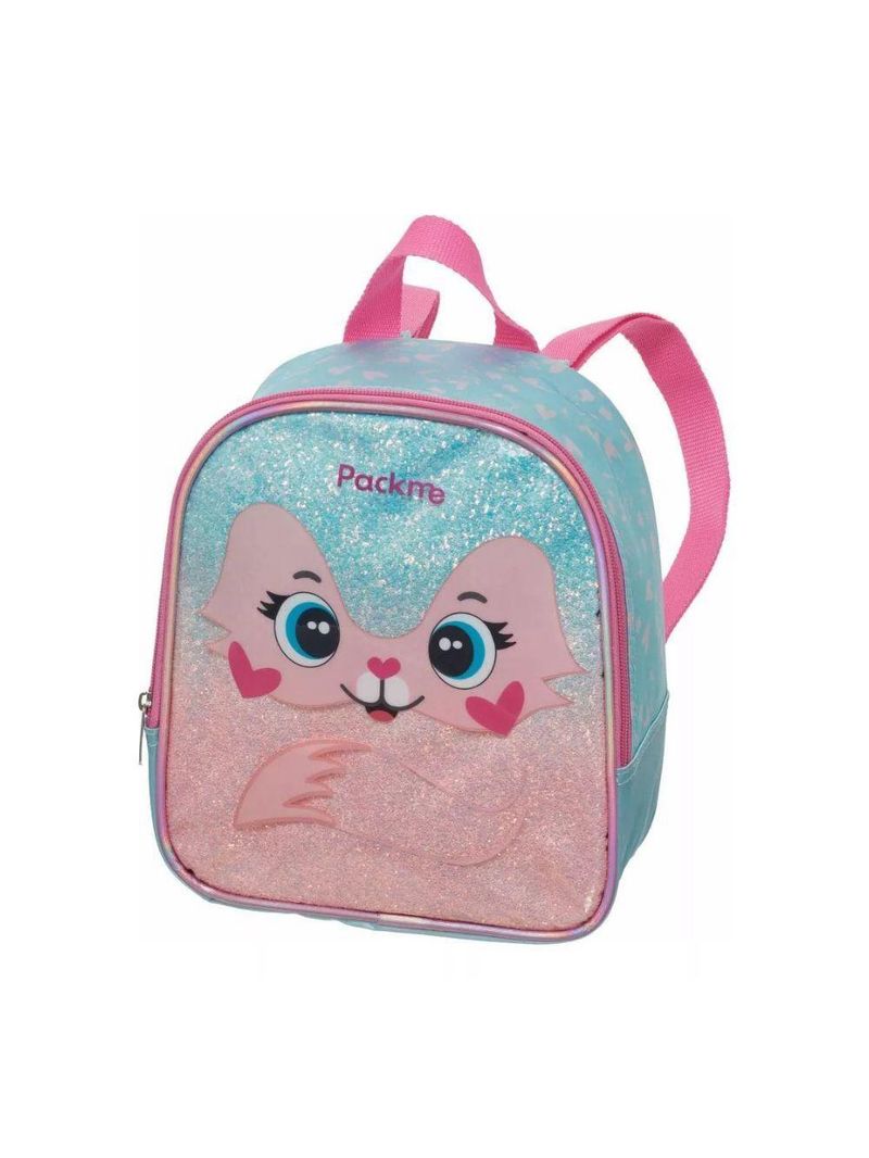 Kit Mochila Rodinhas + Lancheira + Estojo Pack Me Fox Pacific