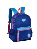 Mochila Costas Stitch Escolar Infantil Tsum Azul Florido