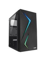 Gabinete Gamer Vinik Twin Edge Preto Lateral Acrílico