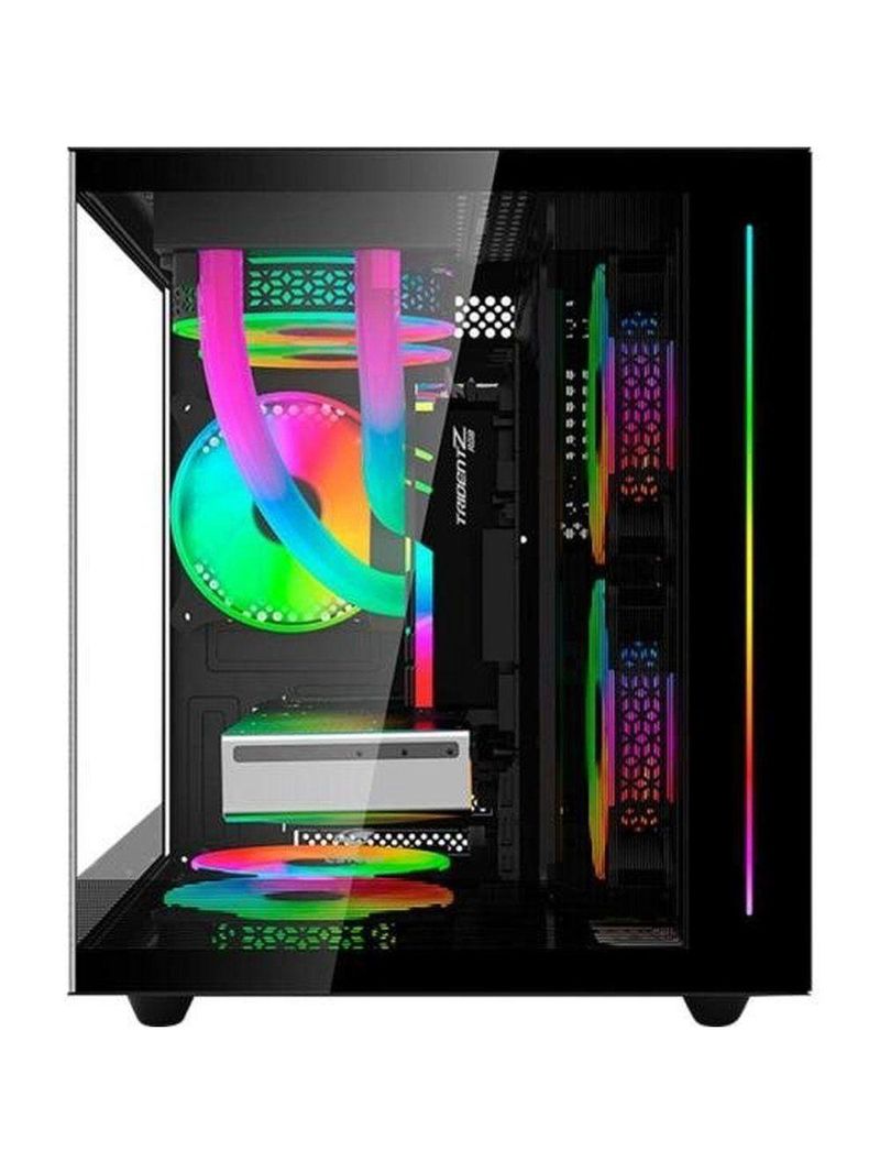 Gabinete Gamer C3tech Aquarius Mt-g810 Preto
