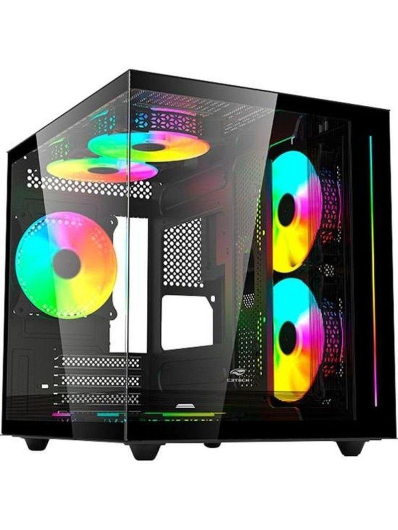 Gabinete Gamer C3tech Aquarius Mt-g810 Preto