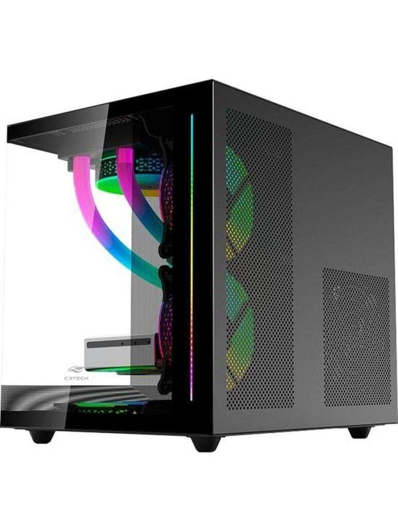 Gabinete Gamer C3tech Aquarius Mt-g810 Preto