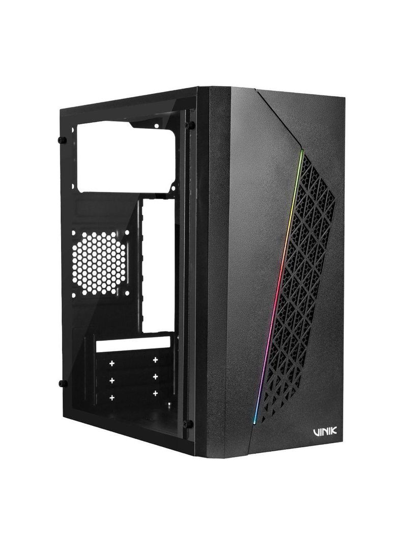 Gabinete Gamer Vinik Beam Preto Lateral Acrilico Ggbacbk