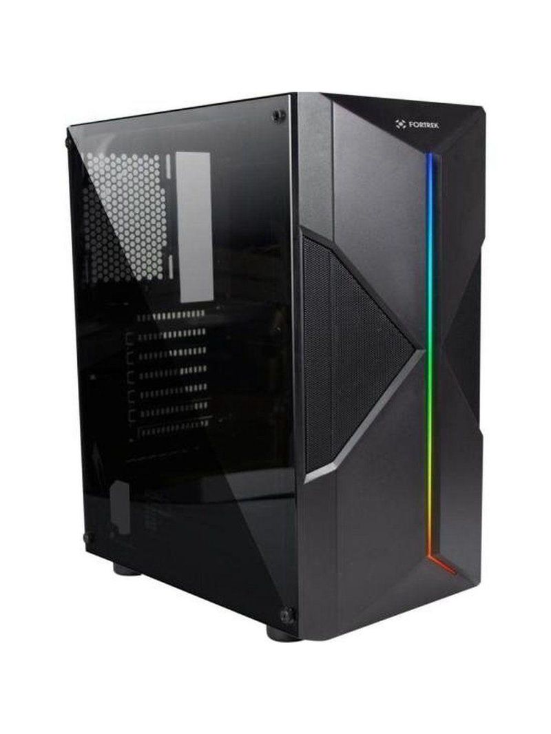 Gabinete Gamer Fortrek Holt Mid Tower Rgb Preto