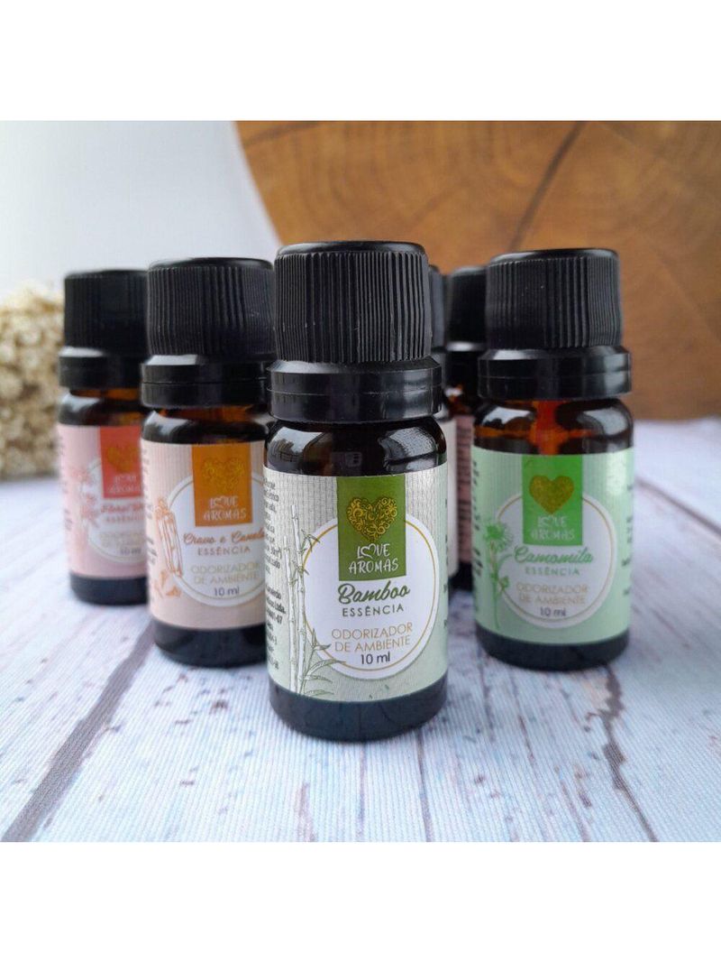 Essência Aromática Cedro 10ml Love Aromas Para Difusor Elétrico