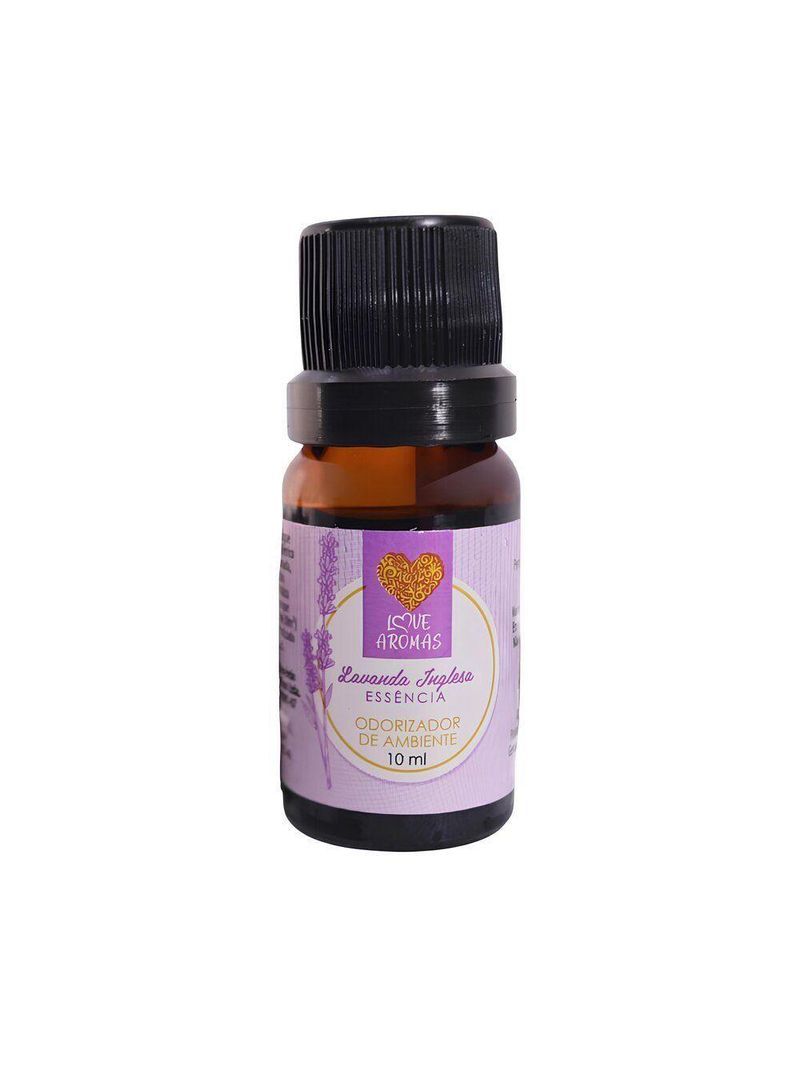 Essência Aromática Lavanda Inglesa 10ml Love Aromas Para Difusor Elétrico