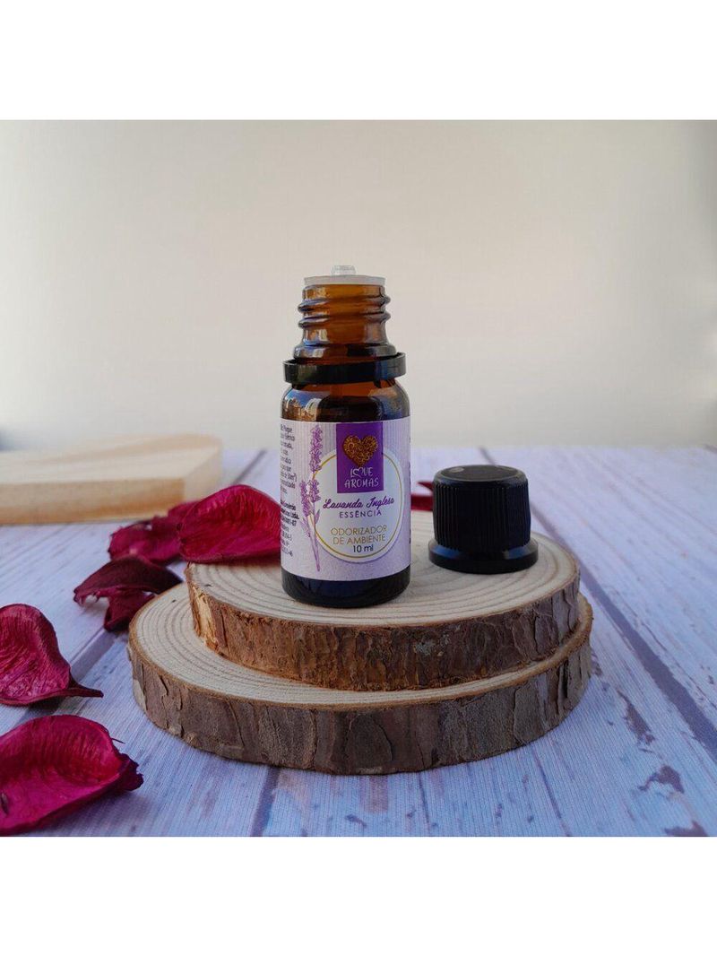 Essência Aromática Lavanda Inglesa 10ml Love Aromas Para Difusor Elétrico