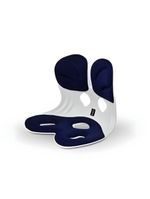 Almofada De Apoio Lombar Cadeira Correção De Coluna G - Azul
