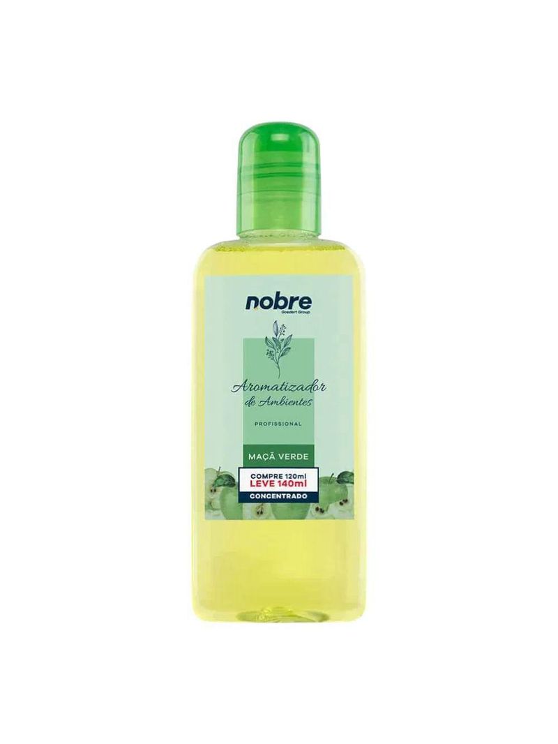 Aromatizante De Ambiente 140ml Nobre - Maçã Verde Concentrado, Perfume Duradouro