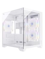 Gabinete Gamer Fortrek Clarity Branco Vidro