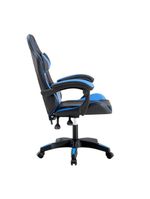 Cadeira Giratória Gamer Reclinável Kl1 Preto E Azul