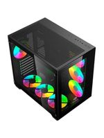 Gabinete Gamer C3tech Aquarius Mt-g910 Preto