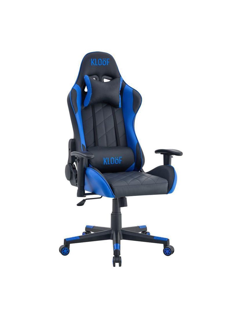 Cadeira Giratória Gamer Reclinável Kl3 Preto E Azul