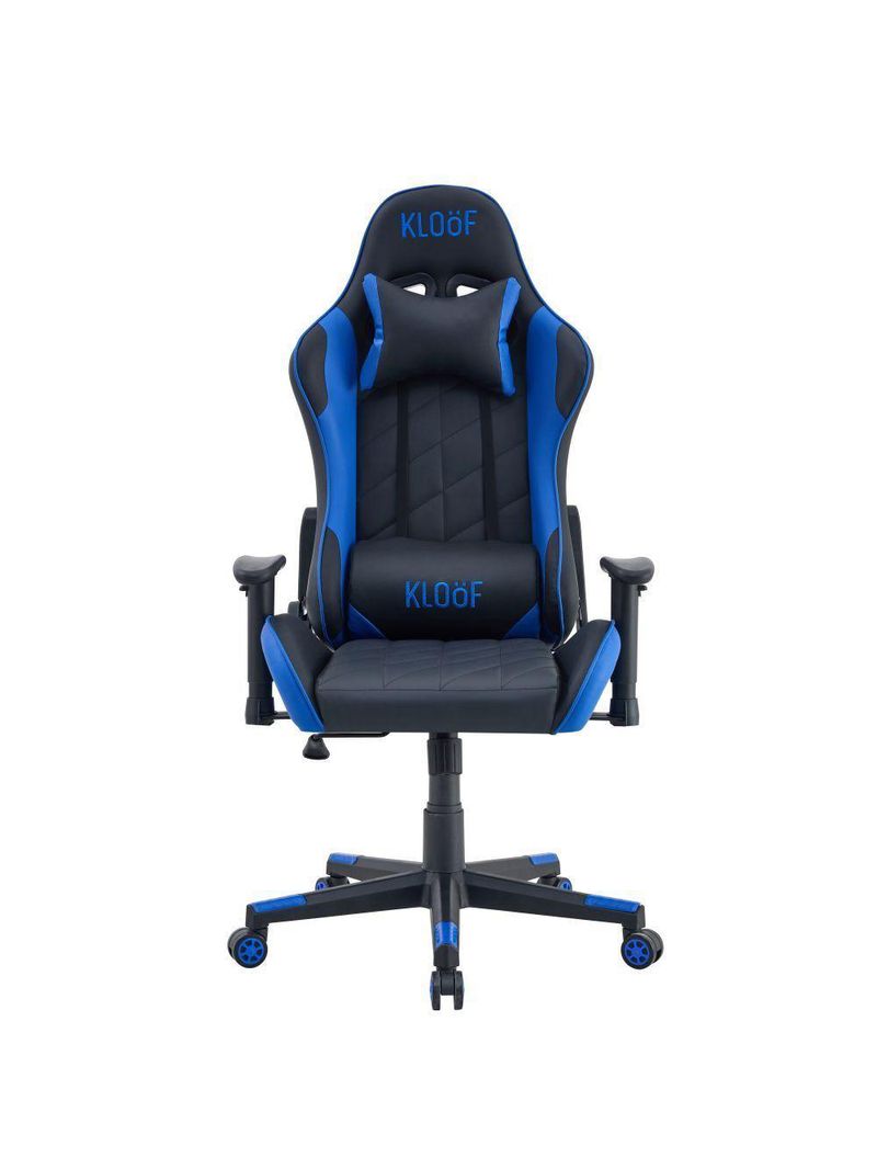Cadeira Giratória Gamer Reclinável Kl3 Preto E Azul