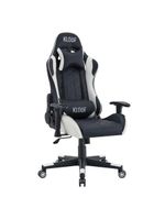 Cadeira Giratória Gamer Reclinável Kl3 Preto E Branco