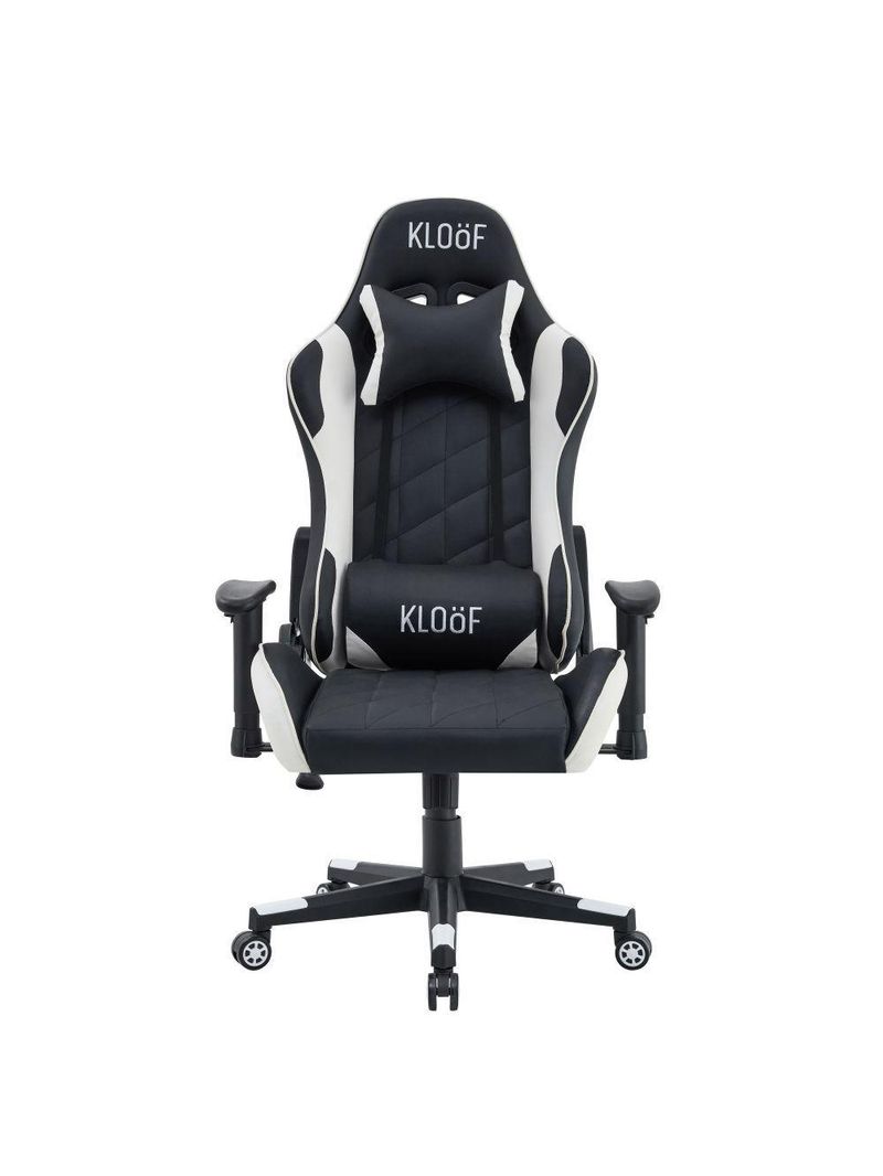 Cadeira Giratória Gamer Reclinável Kl3 Preto E Branco