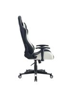 Cadeira Giratória Gamer Reclinável Kl3 Preto E Branco