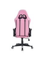Cadeira Giratória Gamer Reclinável Kl3 Branco E Rosa