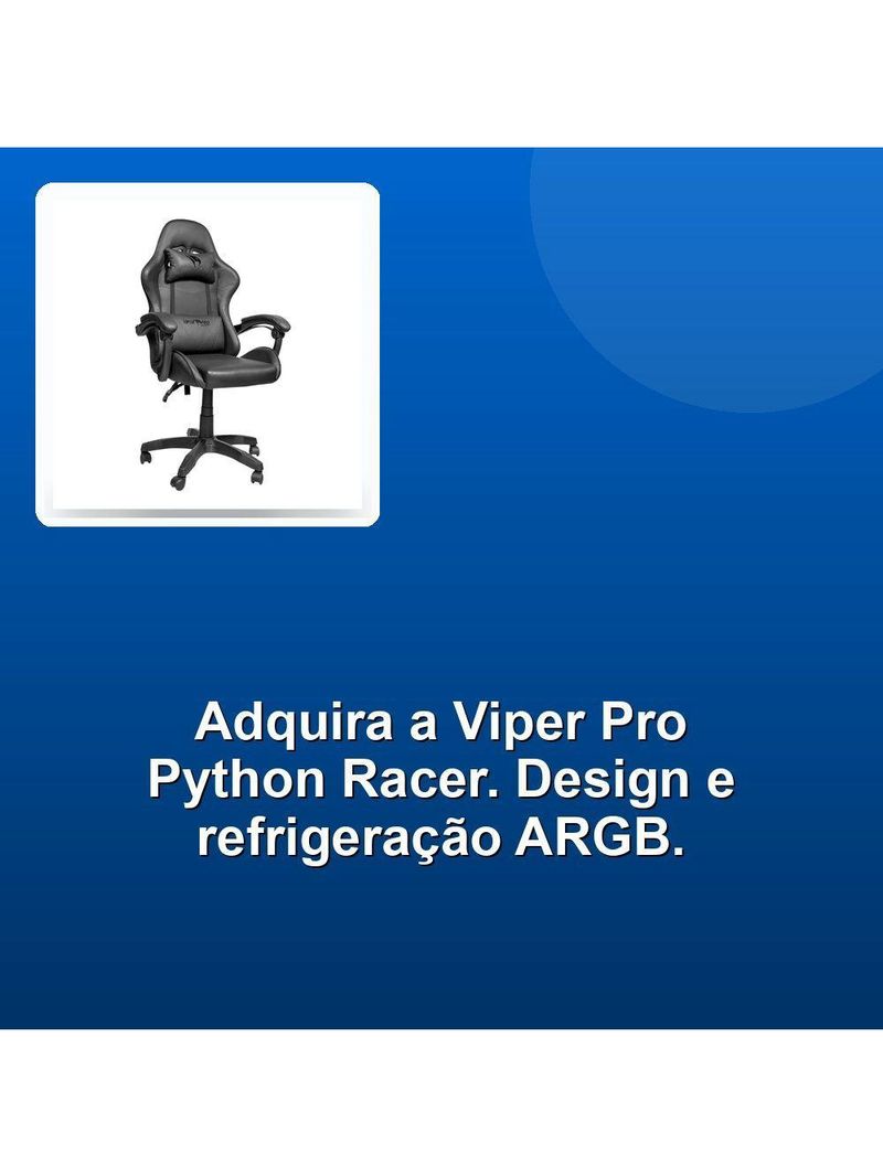 Cadeira Gamer Viper Pro Python Racer Vp001