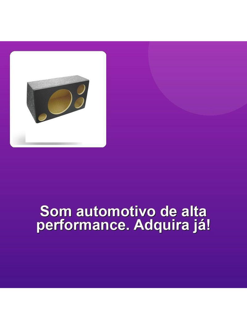 Caixa Vazia Alto Falante 12+1 Driver +1 Tweeter Ac