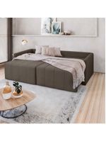 Sofá Cama Montana Retrátil E Reclinável 3 Lugares Sofatec Grafite