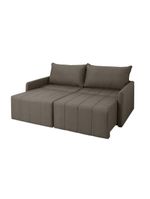Sofá Cama Montana Retrátil E Reclinável 3 Lugares Sofatec Grafite