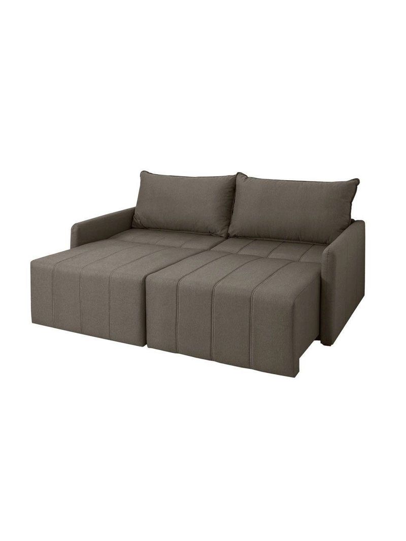 Sofá Cama Montana Retrátil E Reclinável 3 Lugares Sofatec Grafite