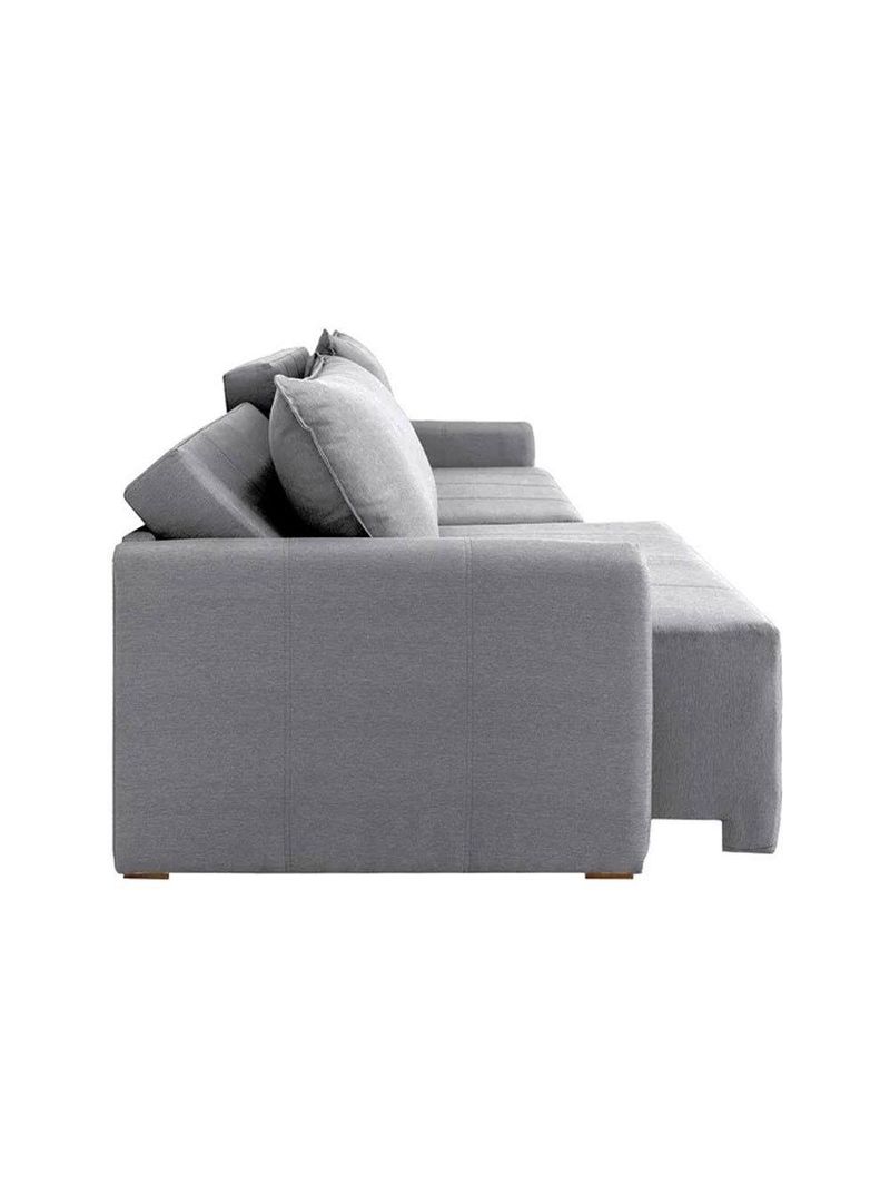 Sofá Cama Montana Retrátil E Reclinável 3 Lugares Sofatec Cinza