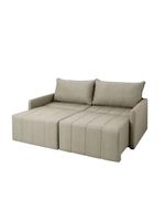Sofá Cama Montana Retrátil E Reclinável 3 Lugares Sofatec Bronze
