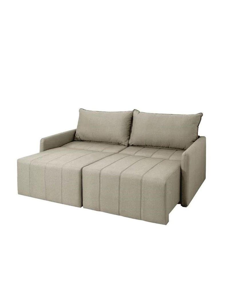Sofá Cama Montana Retrátil E Reclinável 3 Lugares Sofatec Bronze