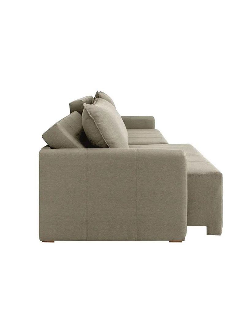 Sofá Cama Montana Retrátil E Reclinável 3 Lugares Sofatec Bronze