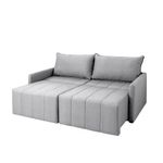 Sofá Cama Montana Retrátil E Reclinável 3 Lugares Sofatec Cinza