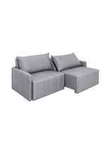 Sofá Cama Montana Retrátil E Reclinável 3 Lugares Sofatec Cinza