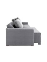 Sofá Cama Montana Retrátil E Reclinável 3 Lugares Sofatec Cinza