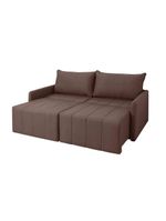 Sofá Cama Montana Retrátil E Reclinável 3 Lugares Sofatec Avelã